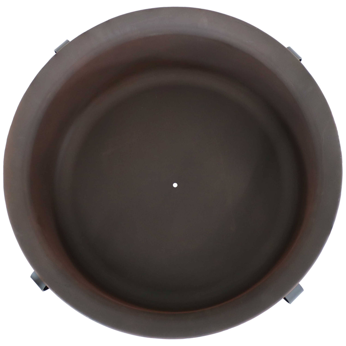 Bronze Steel Fire Pit with Spark Screen - 29-inch I752132