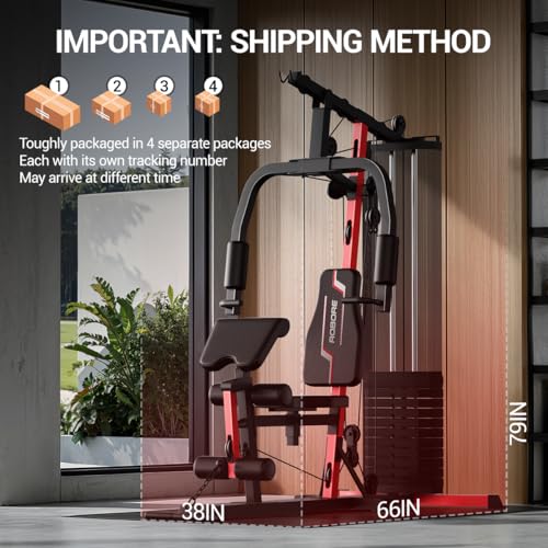 Home Gym Workout Station with 160LBS Weight Stack R72208
