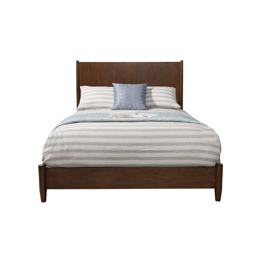 Black Wood Queen Panel Bed P51576