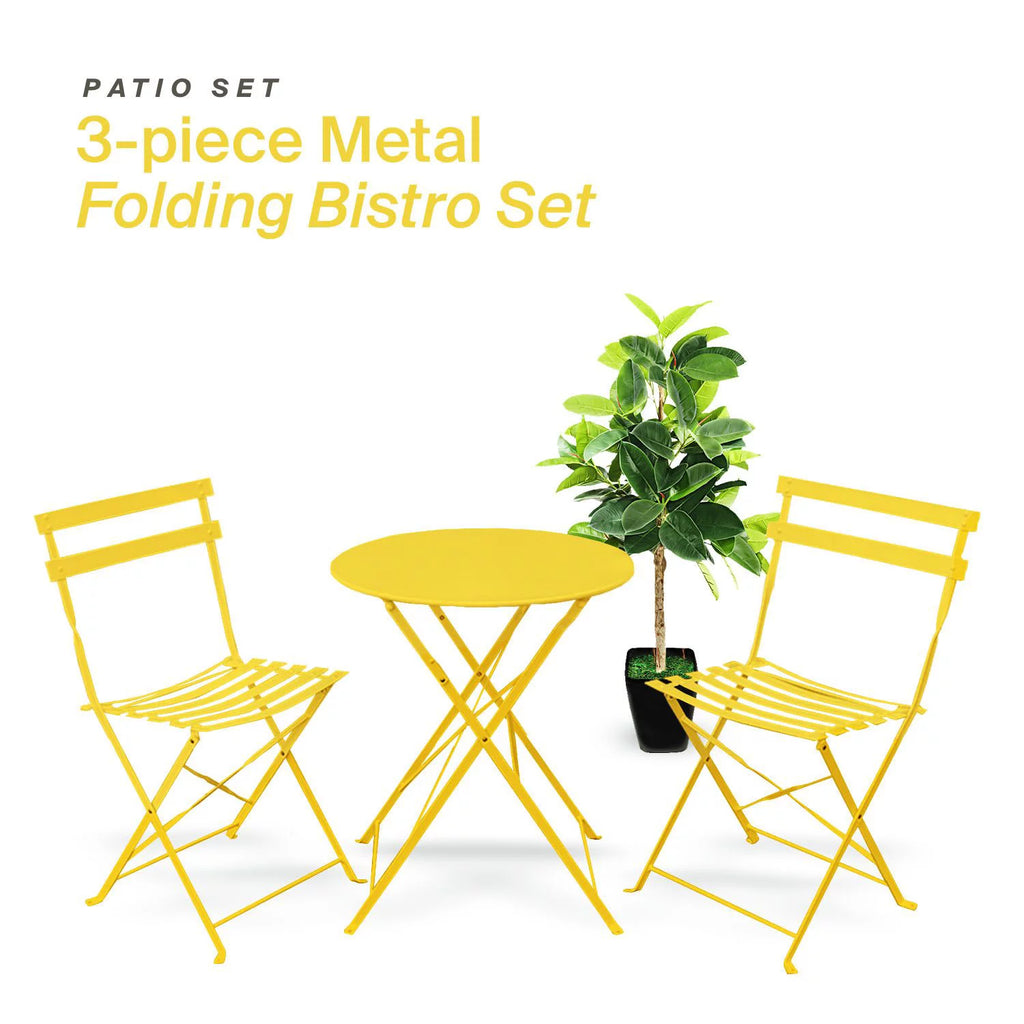 3 Piece Bistro Folding Furniture Set T709