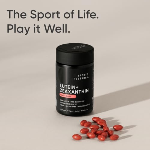 Lutein and Zeaxanthin Capsules - 120 Veggie Softgels X805421