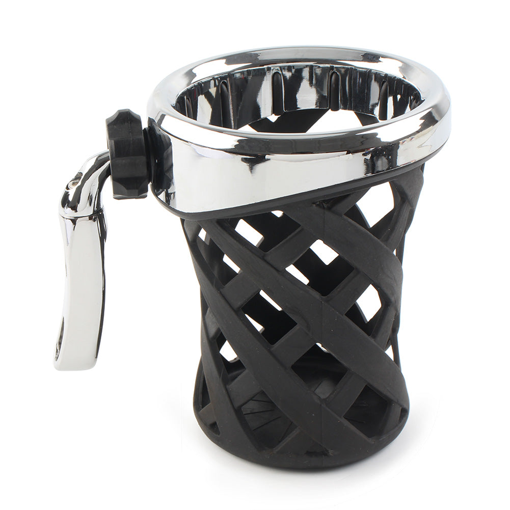 Motorcycle Handlebar Cup Holder with Mesh Basket Mount P399