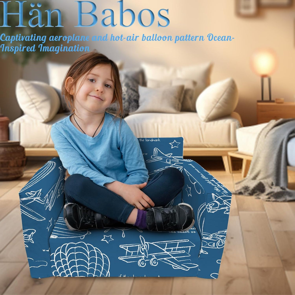2 Seats 2 in 1 Flip Open Chair Sleeper Bed Y626