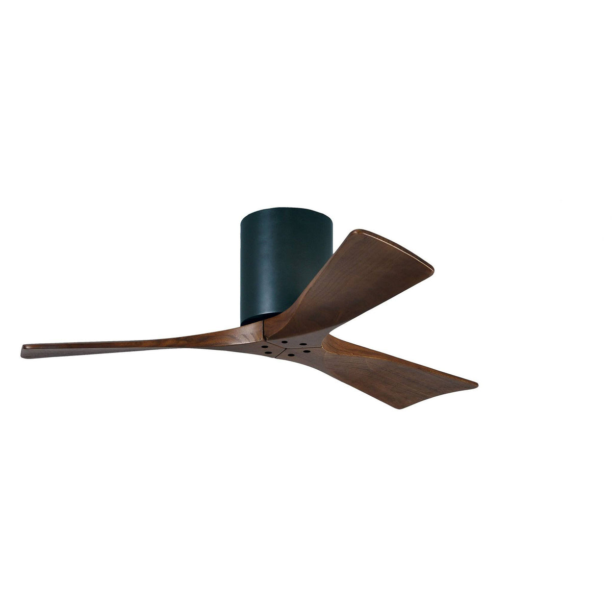 52 inch Paddle Ceiling Fan in Brushed Brass with Walnut Tone Blade I800539
