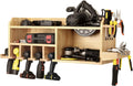 Power Tool Organizer Wall Mount, Drill Holder Storage with 5 Tool Slots S740