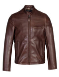 Brown Leather Jacket B4888