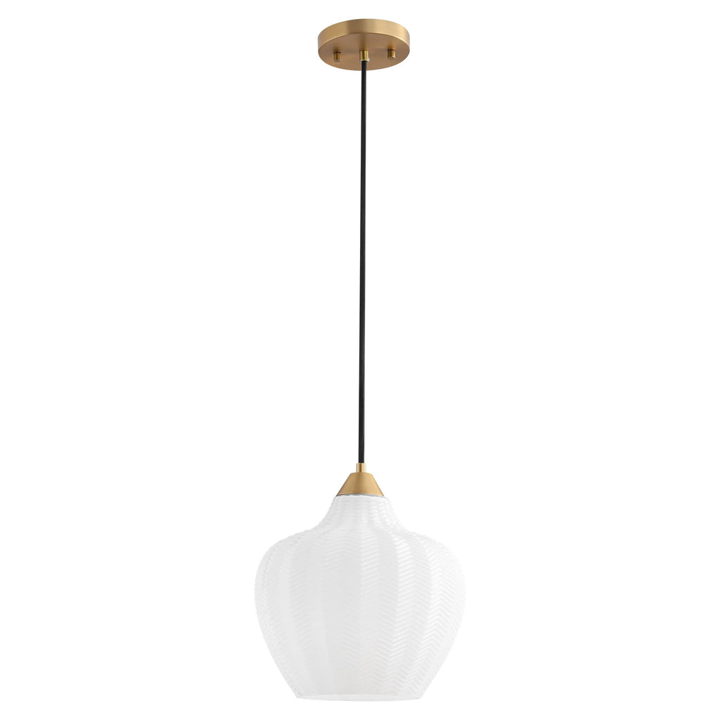 Textured Frosted Glass Pendant L617234