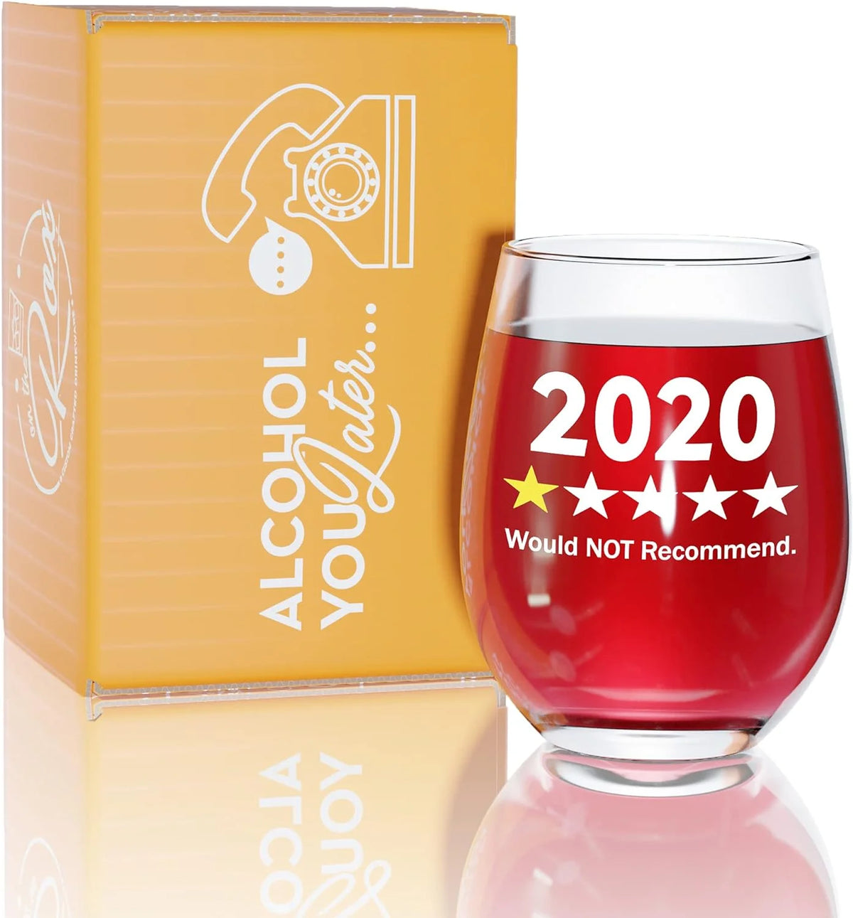 17 Oz Stemless Wine Glass Q438