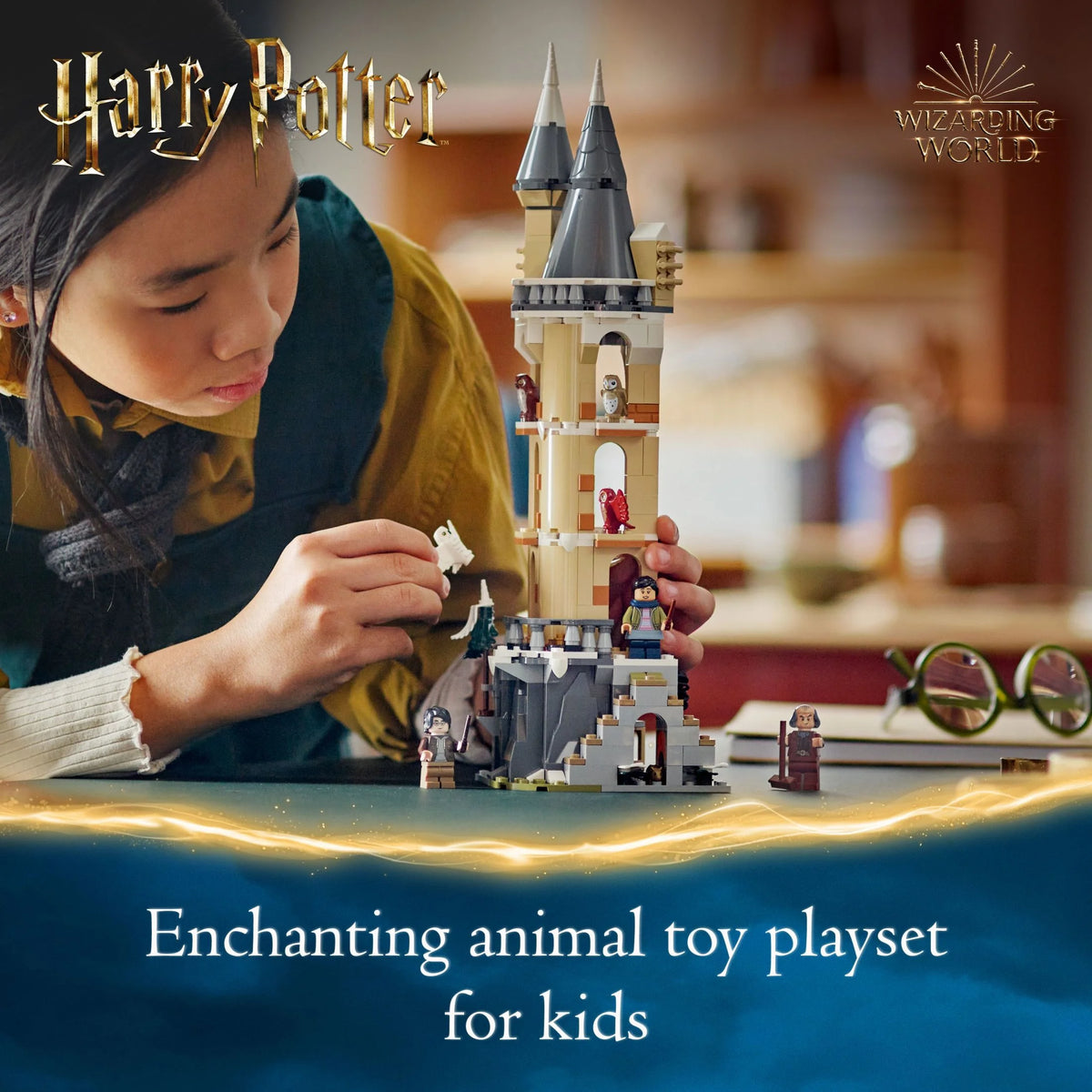 LEGO Harry Potter Hogwarts Castle Owlery Toy Playset with 3 Characters O72041