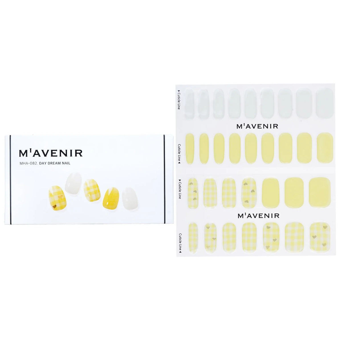 Yellow Pumpkin Nail Sticker 32pcs T919