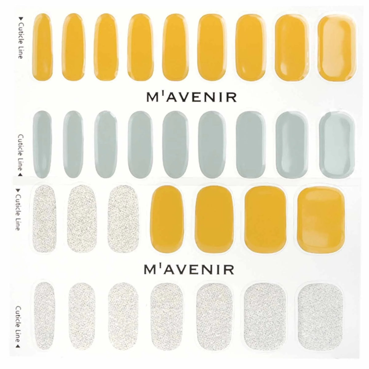 Yellow Pumpkin Nail Sticker 32pcs T919