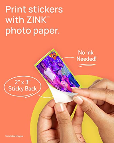 Mini Photo Printer, Pure White O820