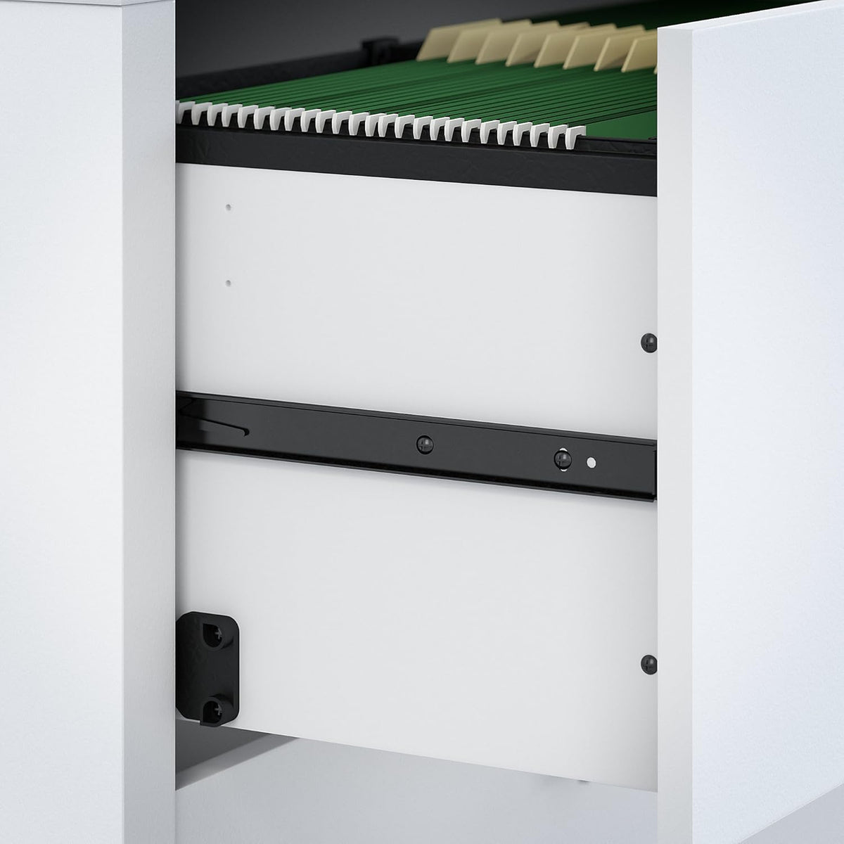L Shaped Desk with Mobile File Cabinet W679611