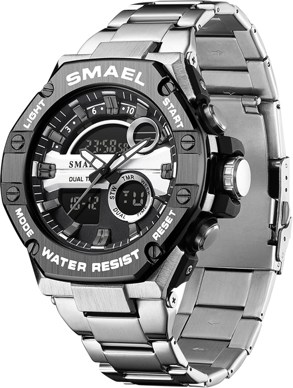 Waterproof Military Tactical Sports Wrist Watch with Led Luminous L37835