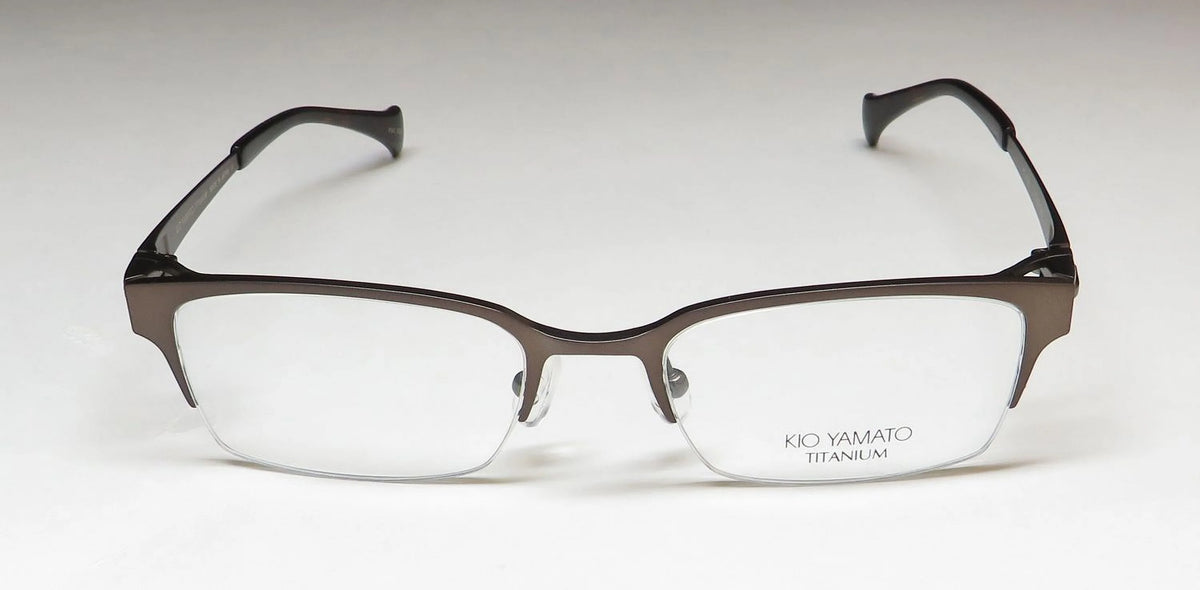 Titanium Metal Half-Rimless Eyeglass Frame U96682