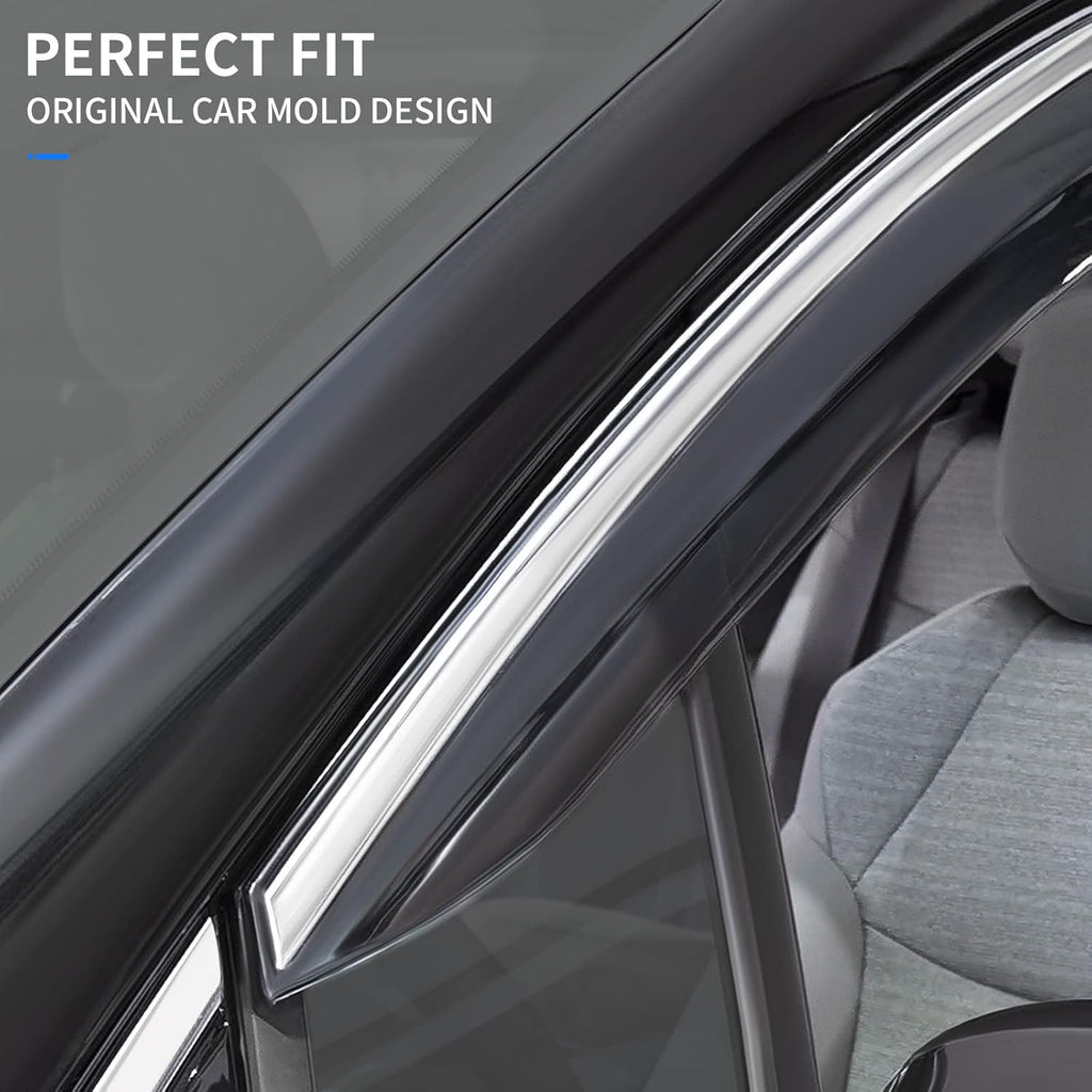 Rain Guards for 2021 2022 Toyota Sienna, 4PCS Pack of 2 L140