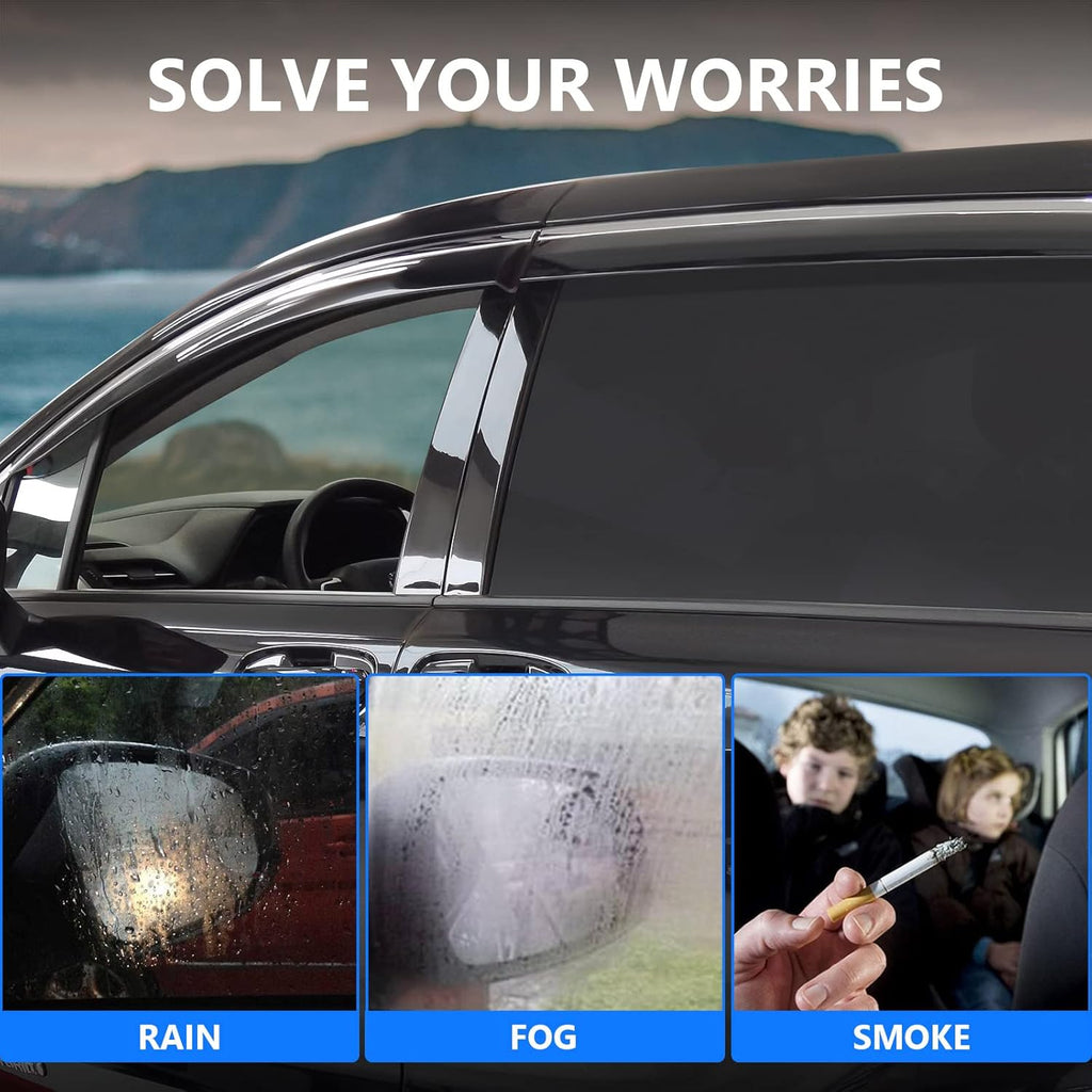 Rain Guards for 2021 2022 Toyota Sienna, 4PCS Pack of 2 L140