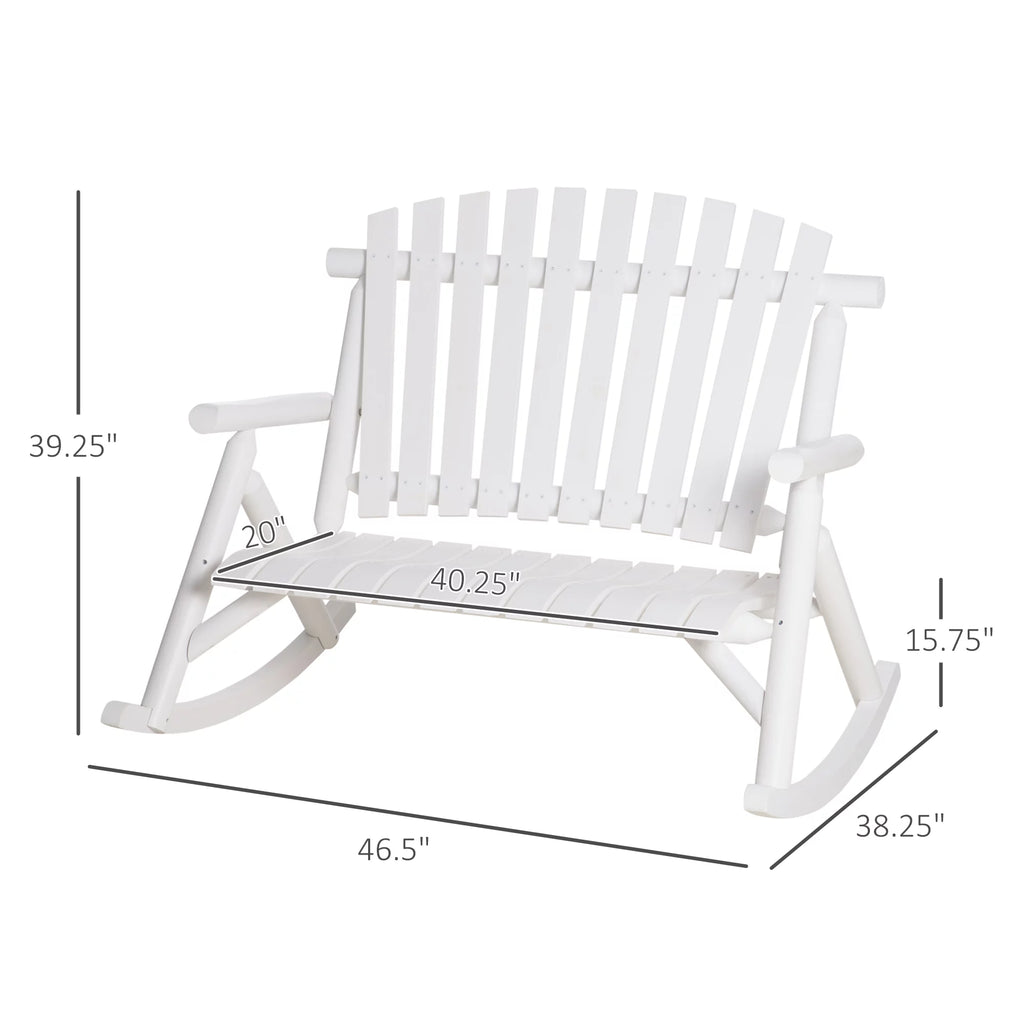Wooden Porch Rocking Chair H4762