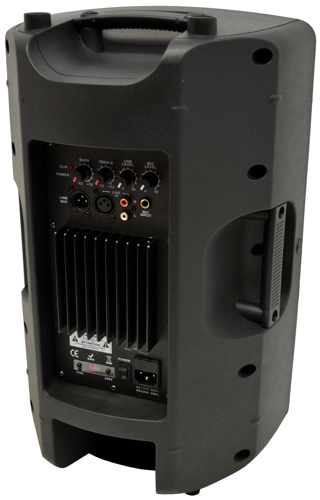 10" Pro DJ Powered 400W PA Speaker Pair with Tripod Stands & XLR Cables Y747