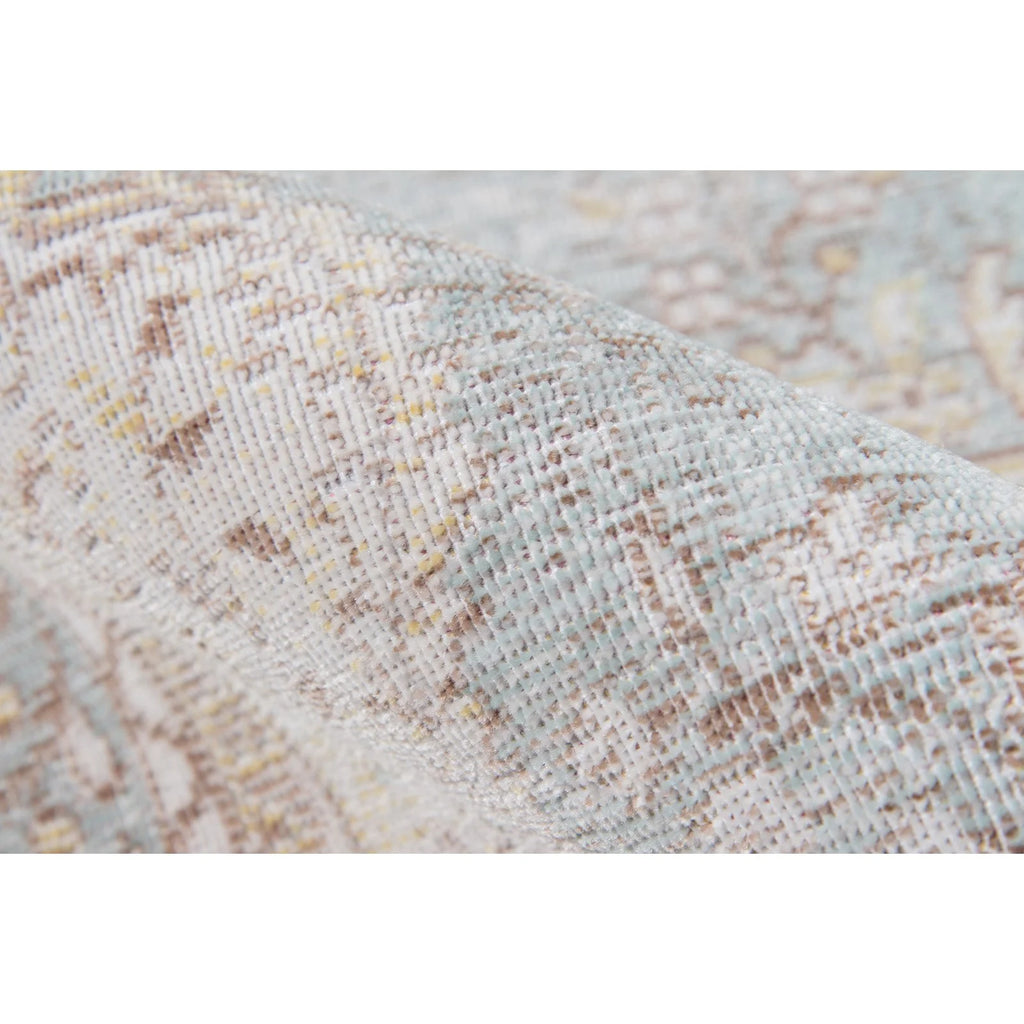 Blue Polyester Machine Made Area Rug 7'10" X 10'6" B603772