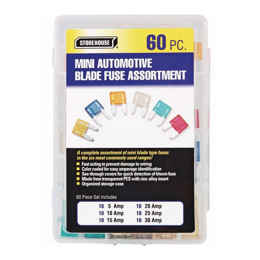 Mini-Blade Fuse Set, 60-Piece A111559