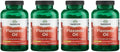 Flaxseed Oil 1000 Milligrams 100 Sgels 4 Pack H9686