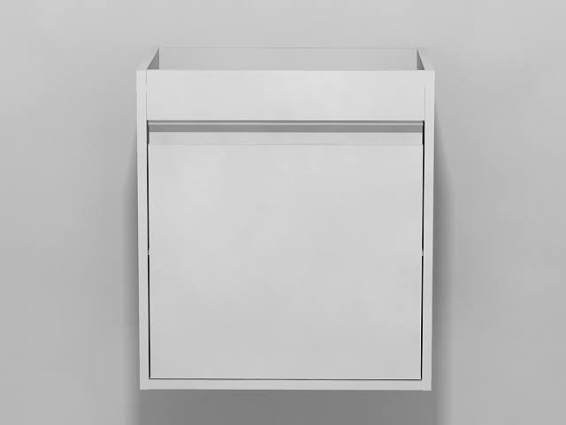 White Matt Low Cabinet C600