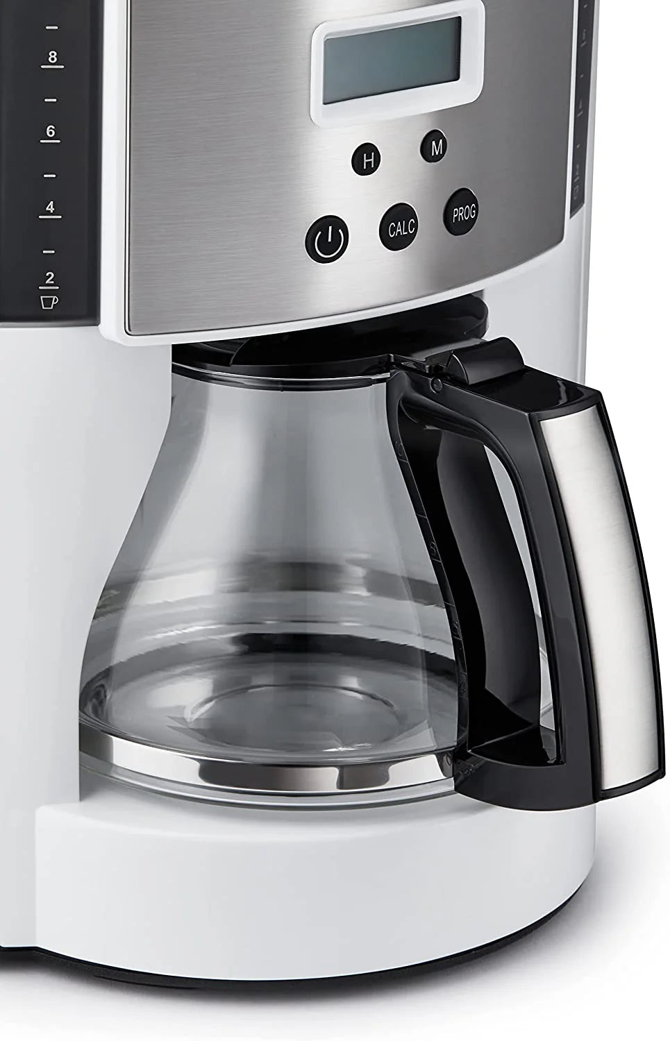 White 10 Cup Stainless Steel Drip Coffee Maker W37234