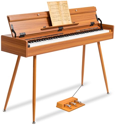 Weighted Digital Piano with Hammer-Action Keyboard V1585