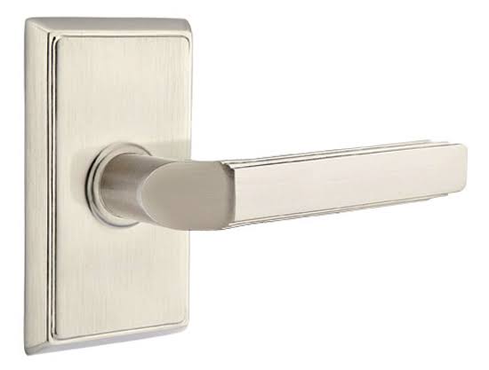 French Antique Brass Privacy Lever U69329