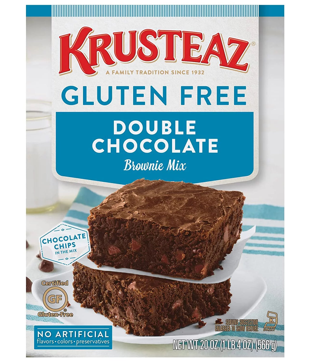 Gluten Free Double Chocolate Brownie Mix 20-Ounce Box Pack of 3 J1477