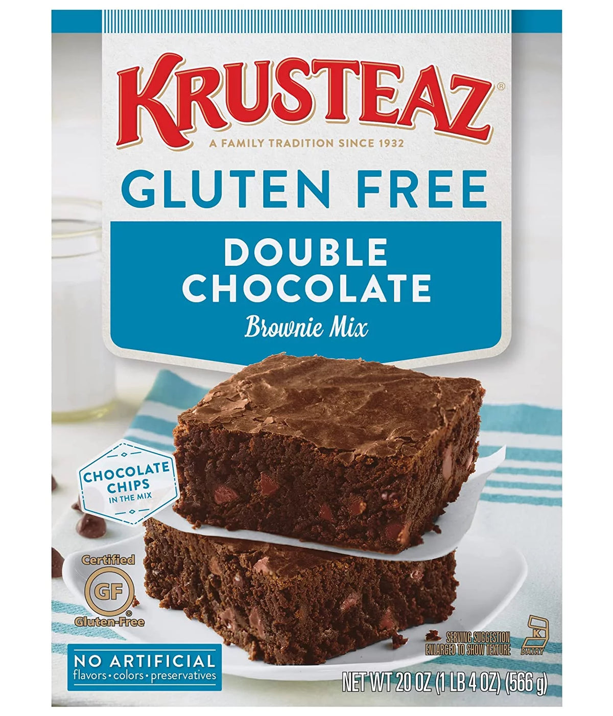 Gluten Free Double Chocolate Brownie Mix 20-Ounce Box Pack of 3 J1477