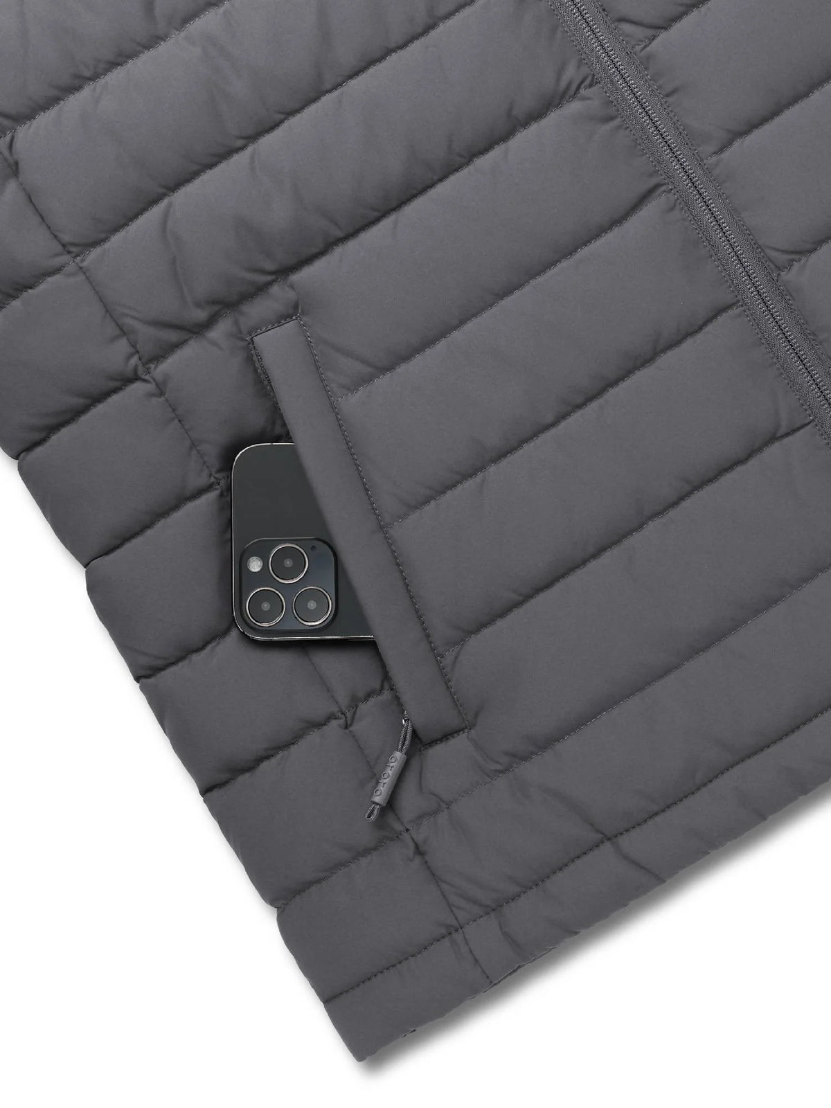 Gray Down Heated Vest U810595