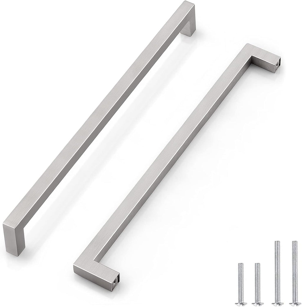 30 Pack Stainless Steel Square Corner Kitchen Cabinet Door Handles P19986