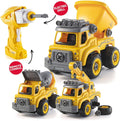 3 in One Take Apart Construction Truck Toy J2378