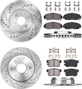 Brake Rotors and Brake Pads with Clips B95859