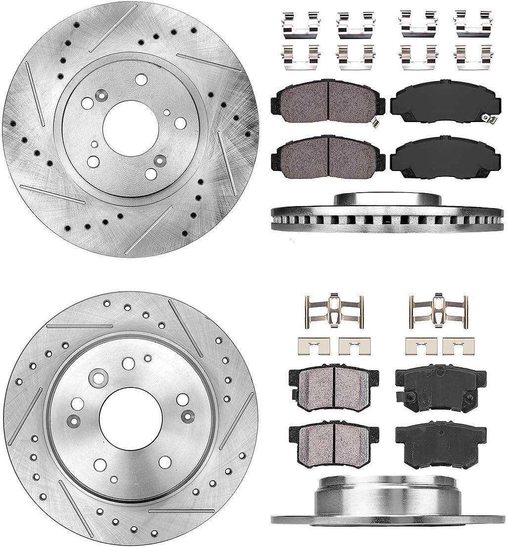 Brake Rotors and Brake Pads with Clips B95859
