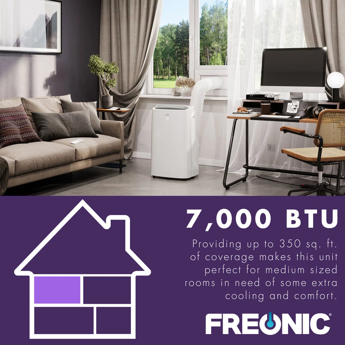 7,000 BTU Portable Air Conditioner H641459
