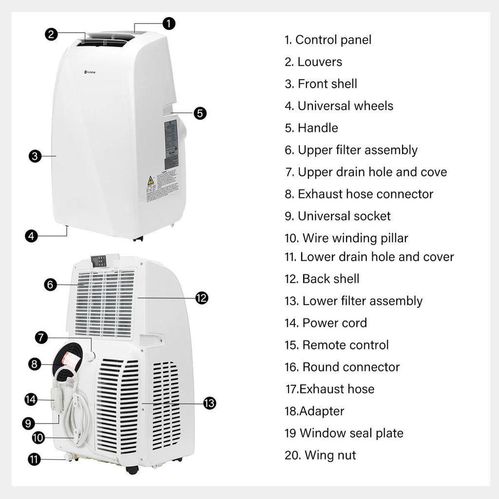 14000 BTU Portable Air Conditioner Z684682
