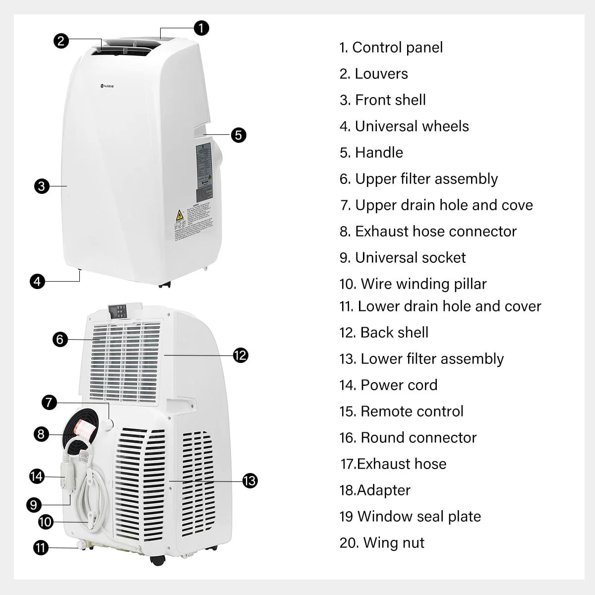 14000 BTU Portable Air Conditioner Z684682