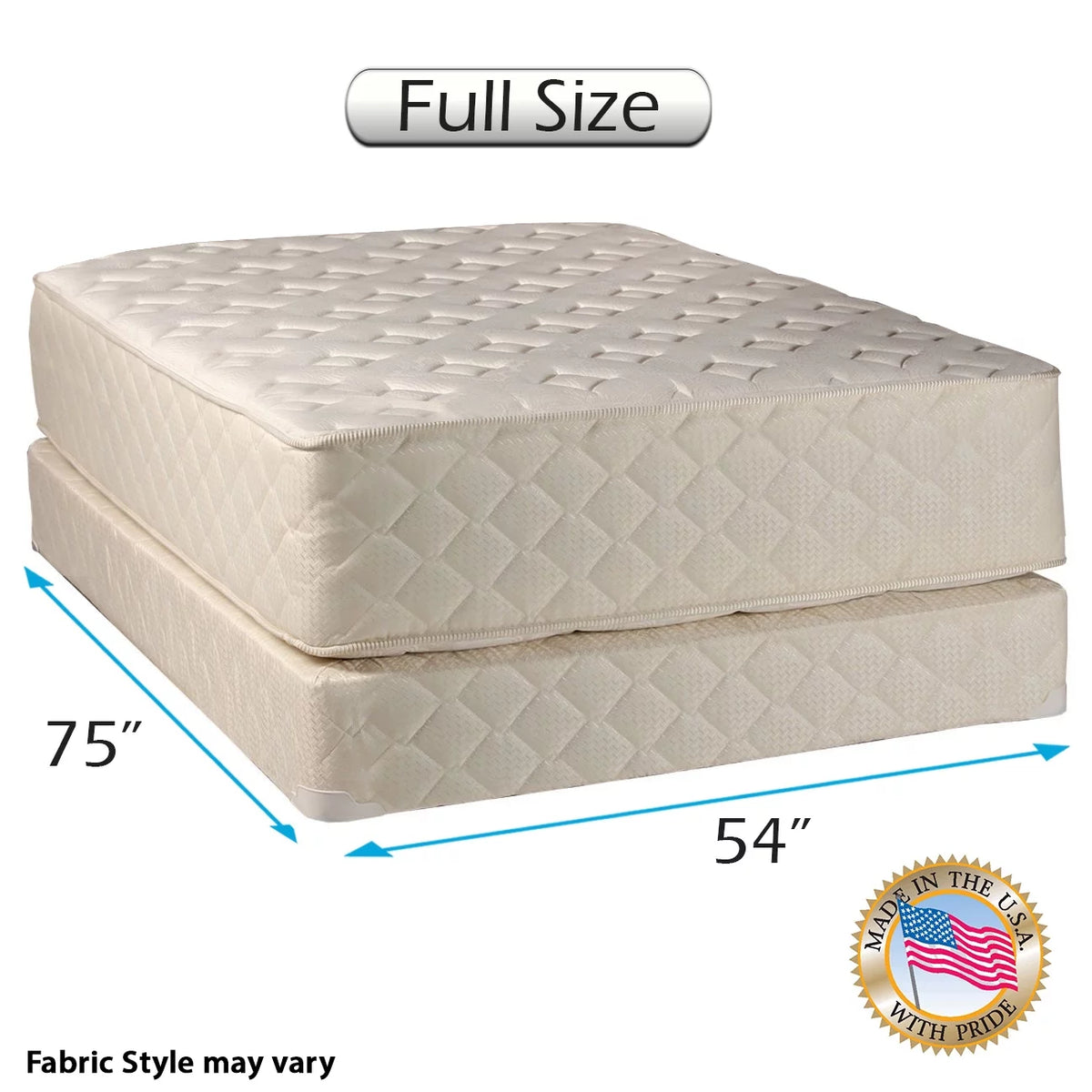 Full Size Innerspring Mattress Set with Cover M87603