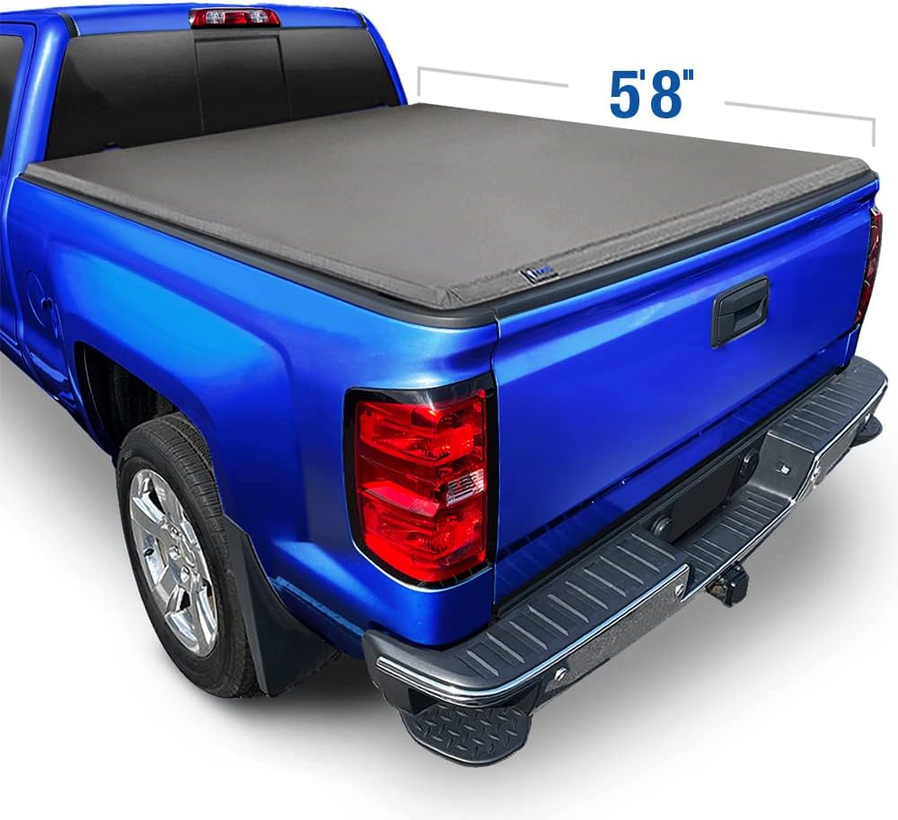 Soft Roll Up Truck Bed Tonneau Cover for 6'6" Bed (78") W650401