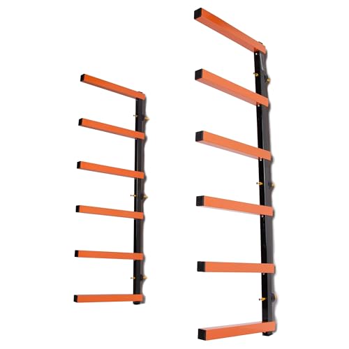 6 Levels Steel Wall Mounted Lumber Storage Rack B969