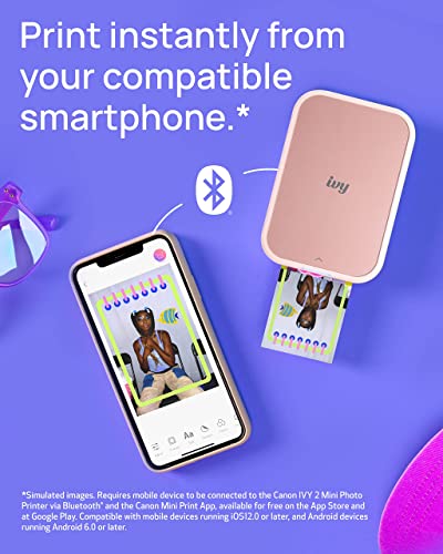 Mini Photo Printer, Pure White O820
