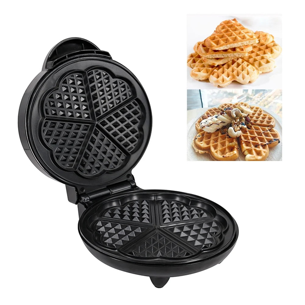 1000W Heart-Shaped Electric Waffle Maker K255