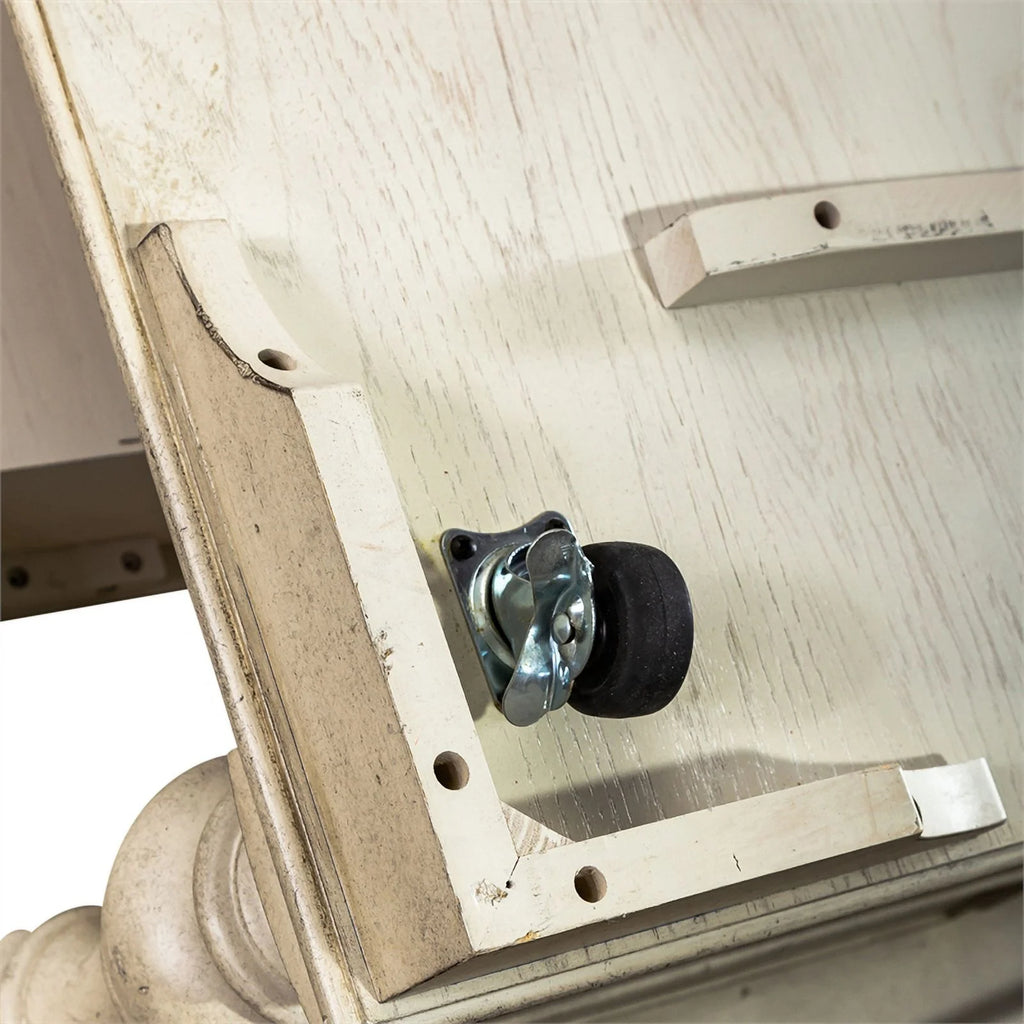 Antique White Drawer Square Cocktail Table Q690467