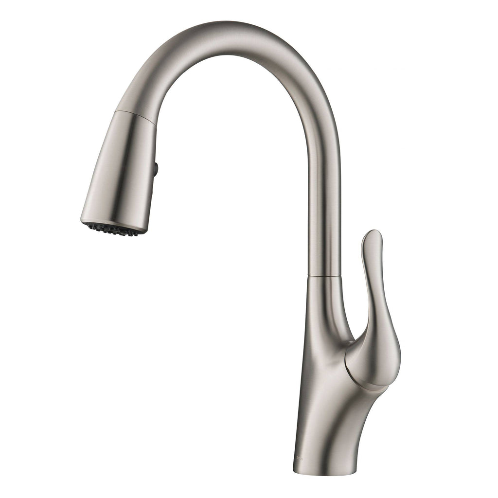 Stainless Steel Single Handle Pull-Down Kitchen Faucet H13485