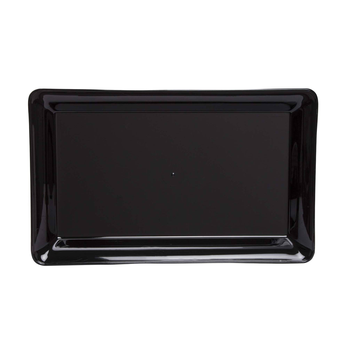 Black 20-Count Plastic Catering Tray T4619