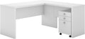 L Shaped Desk with Mobile File Cabinet W679611