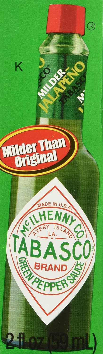 Green Jalapeno Pepper Sauce 2 oz bottle Y9204